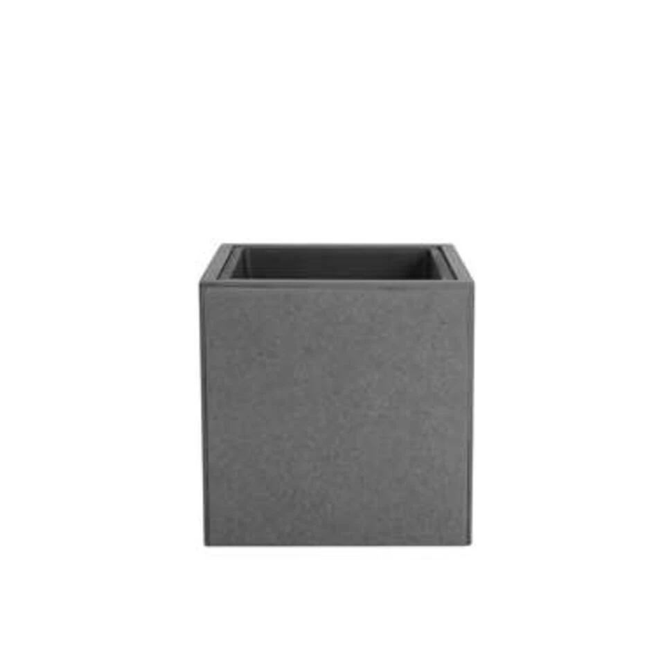 Beliani Plantenbak Voor Buiten DRIMOS - Grijs Vezelcement 5 Beliani Plantenbak Voor Buiten DRIMOS - Grijs Vezelcement - Afbeelding 3