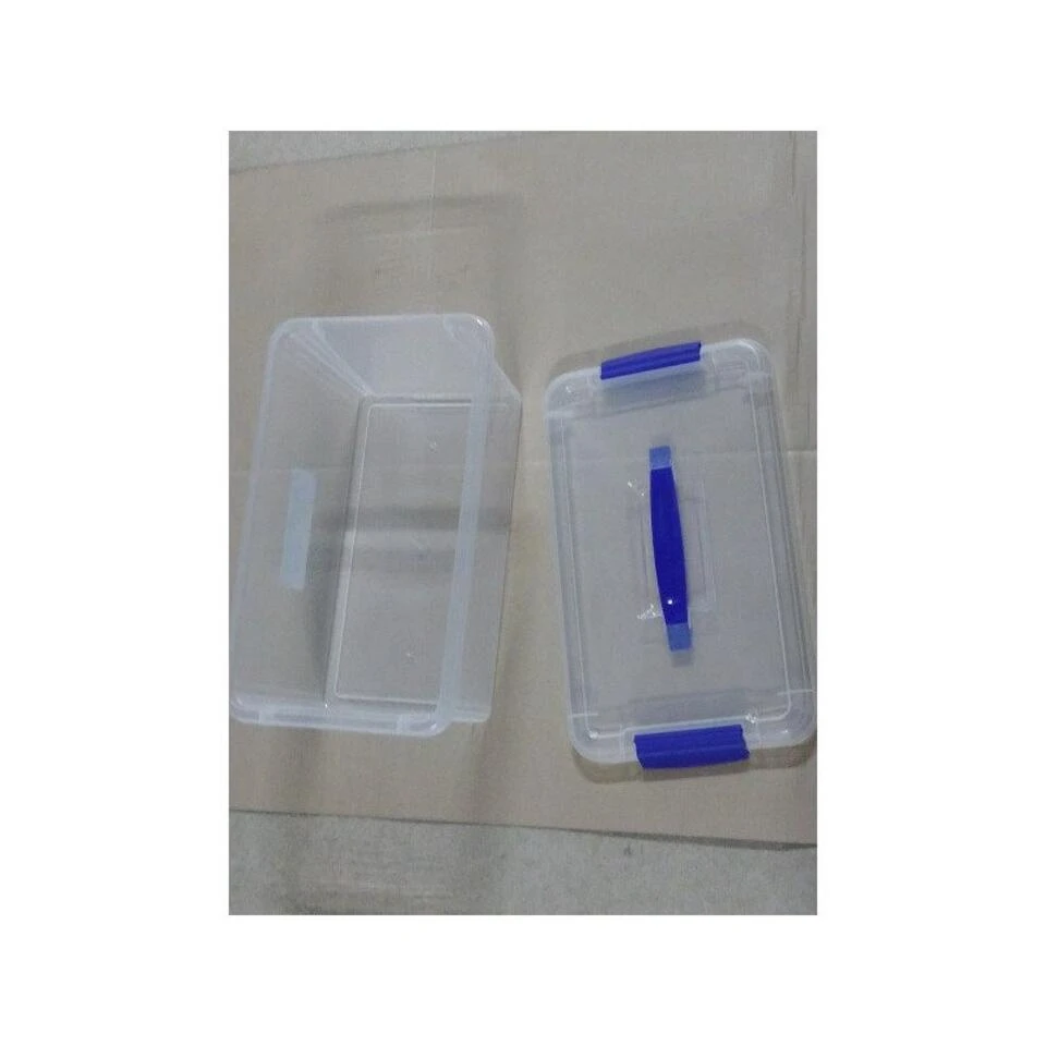 Opslagbak/organizer Met Deksel 10 Liter Transparant 5 Opslagbak/organizer Met Deksel 10 Liter Transparant - Afbeelding 3