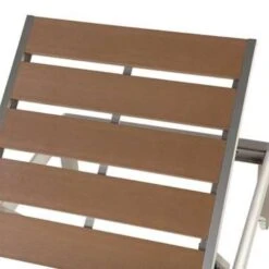 Beliani Tuinligstoel NARDO - Lichte Houtkleur Kunsthout, Aluminium 9 Beliani Tuinligstoel NARDO - Lichte Houtkleur Kunsthout, Aluminium -Tuinmeubel Winkel 1000000624 0103