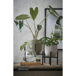 Mica Decorations Bloempot - Groen - Mat - Keramiek - 19 X 18 Cm -Tuinmeubel Winkel 1000003699 0103