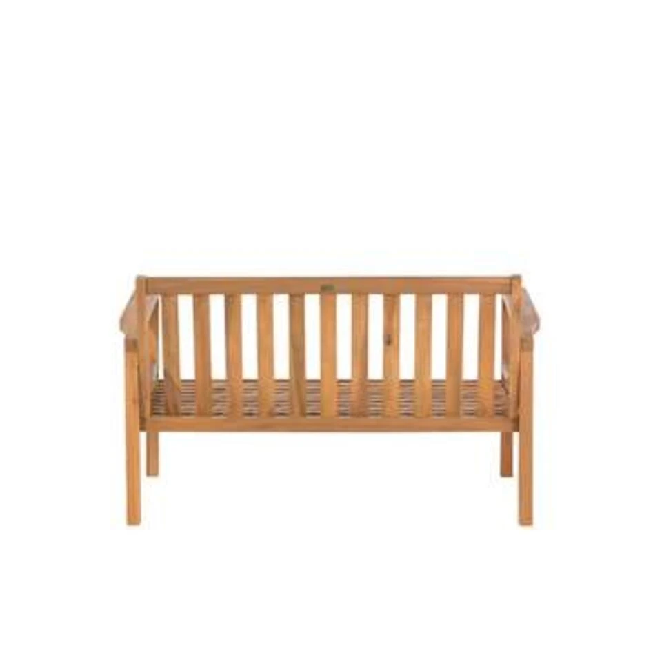 Beliani MANILA Loungeset - Lichte Houtkleur - Acaciahout 4 Beliani MANILA Loungeset - Lichte Houtkleur - Acaciahout - Afbeelding 2