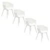 Garden Impressions Lexy Tuinstoel Wit - 4 Stuks -Tuinmeubel Winkel 1000003870