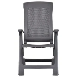 VidaXL Tuinstoelen 2 St Verstelbaar Kunststof Mokka 8 VidaXL Tuinstoelen 2 St Verstelbaar Kunststof Mokka -Tuinmeubel Winkel 1000006301 0102