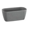 Prosperplast Plantenbak Splofy - Lichtgrijs - Kunststof - 30 Cm 2 Prosperplast Plantenbak Splofy - Lichtgrijs - Kunststof - 30 Cm -Tuinmeubel Winkel 1000008192