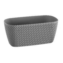 Prosperplast Plantenbak Splofy - Lichtgrijs - Kunststof - 30 Cm