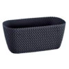 Prosperplast Plantenbak Splofy - Antraciet - Kunststof - 30 Cm 2 Prosperplast Plantenbak Splofy - Antraciet - Kunststof - 30 Cm -Tuinmeubel Winkel 1000008217