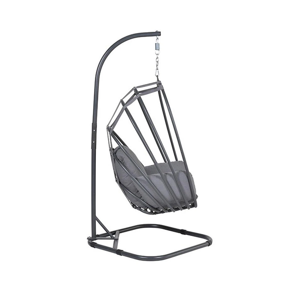 Garden Impressions Hangstoel Suez Hangstoel Ei - Opvouwbaar 6 Garden Impressions Hangstoel Suez Hangstoel Ei - Opvouwbaar - Afbeelding 4