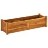 VidaXL Plantenbak Verhoogd 100x30x25 Cm Acaciahout -Tuinmeubel Winkel 1000009550