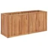 VidaXL Plantenbak Verhoogd 150x50x70 Cm Massief Teakhout -Tuinmeubel Winkel 1000009555