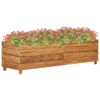 VidaXL Plantenbak Verhoogd 150x40x38 Cm Gerecycled Teakhout En Staal 1 VidaXL Plantenbak Verhoogd 150x40x38 Cm Gerecycled Teakhout En Staal -Tuinmeubel Winkel 1000011567