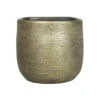 Hangende Bloempot/plantenpot Van Keramiek In Het Industrieel Goud D16 En H14 Cm 2 Hangende Bloempot/plantenpot Van Keramiek In Het Industrieel Goud D16 En H14 Cm -Tuinmeubel Winkel 1000012058