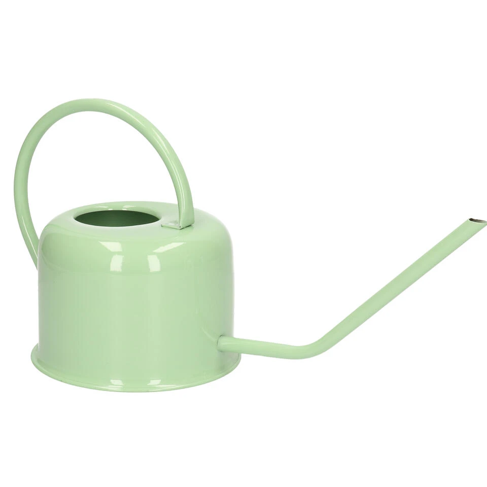 Gieter - Metaal - Retro - Groen - 1100 Ml 4 Gieter - Metaal - Retro - Groen - 1100 Ml - Afbeelding 2