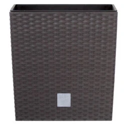 Prosperplast Plantenbak Rato - Bruin - Rotan - Kunststof - 22 Cm