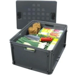 Square Gesloten Krat 52L Antraciet -Tuinmeubel Winkel 1000014119 0110
