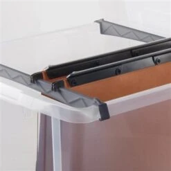 Nesta Hangmappen Box Met 2 Strips 37L Transparant Grijs -Tuinmeubel Winkel 1000014151 0110