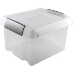 Tuinmeubel Winkel 29 Nesta Hangmappen Box Met 2 Strips 37L Transparant Grijs