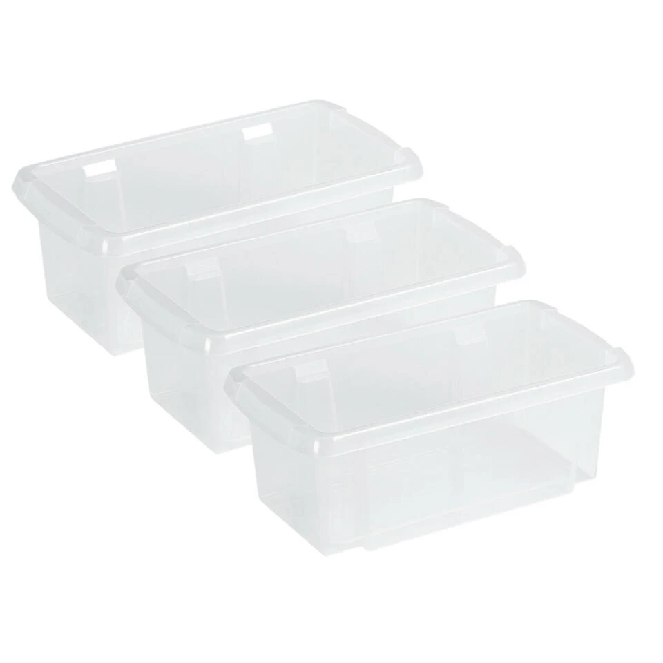 Nesta Opbergbox 7L Transparant 5 Nesta Opbergbox 7L Transparant - Afbeelding 3