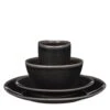 Mica Decorations Tabo Serviesset 4 Persoons Keramiek Zwart
