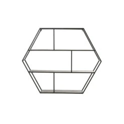 Wandrek Aversa - Zwart - 91x17,5x75cm -Tuinmeubel Winkel 1000022079 0110