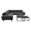 VDG Barcelona/royalty Sunbrella Loungeset - Sooty -Tuinmeubel Winkel 1000031628