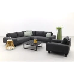 VDG Barcelona/cuba Sunbrella Loungeset - Sooty + Stoel -Tuinmeubel Winkel 1000031635 0102