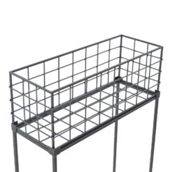 LOFT42 Atlanta Plantentafel - Zwart - Metaal -Tuinmeubel Winkel 1000032405 0102