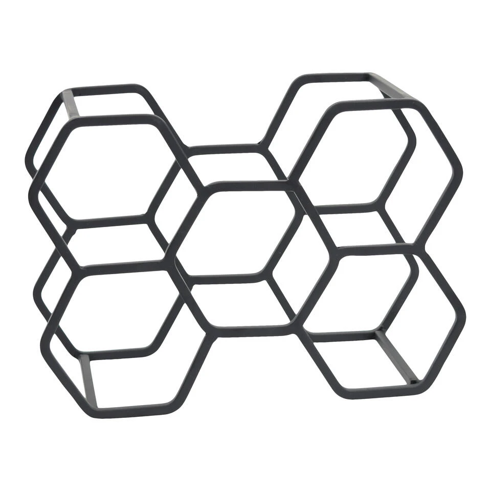 LOFT42 Pinot Wijnrek - 5 Flessen - Metaal - Zwart 3 LOFT42 Pinot Wijnrek - 5 Flessen - Metaal - Zwart