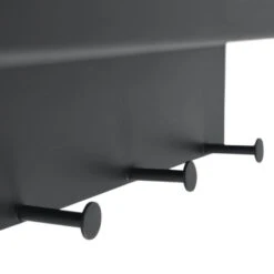 LOFT42 Lucia Kapstok - Zwart – Metaal – 7 Haken -Tuinmeubel Winkel 1000032532 0101