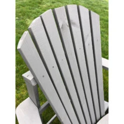 SenS-Line Adirondack Dubbele Tuinstoel - Hout - Grijs -Tuinmeubel Winkel 1000038286 0102