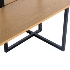 Giga Meubel Halbankje Metaal - Kapstok - 50x45x180cm - Helsinki -Tuinmeubel Winkel 1000038329 0102