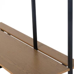 Giga Meubel Halbankje Metaal - Kapstok - 50x45x180cm - Helsinki -Tuinmeubel Winkel 1000038329 0103