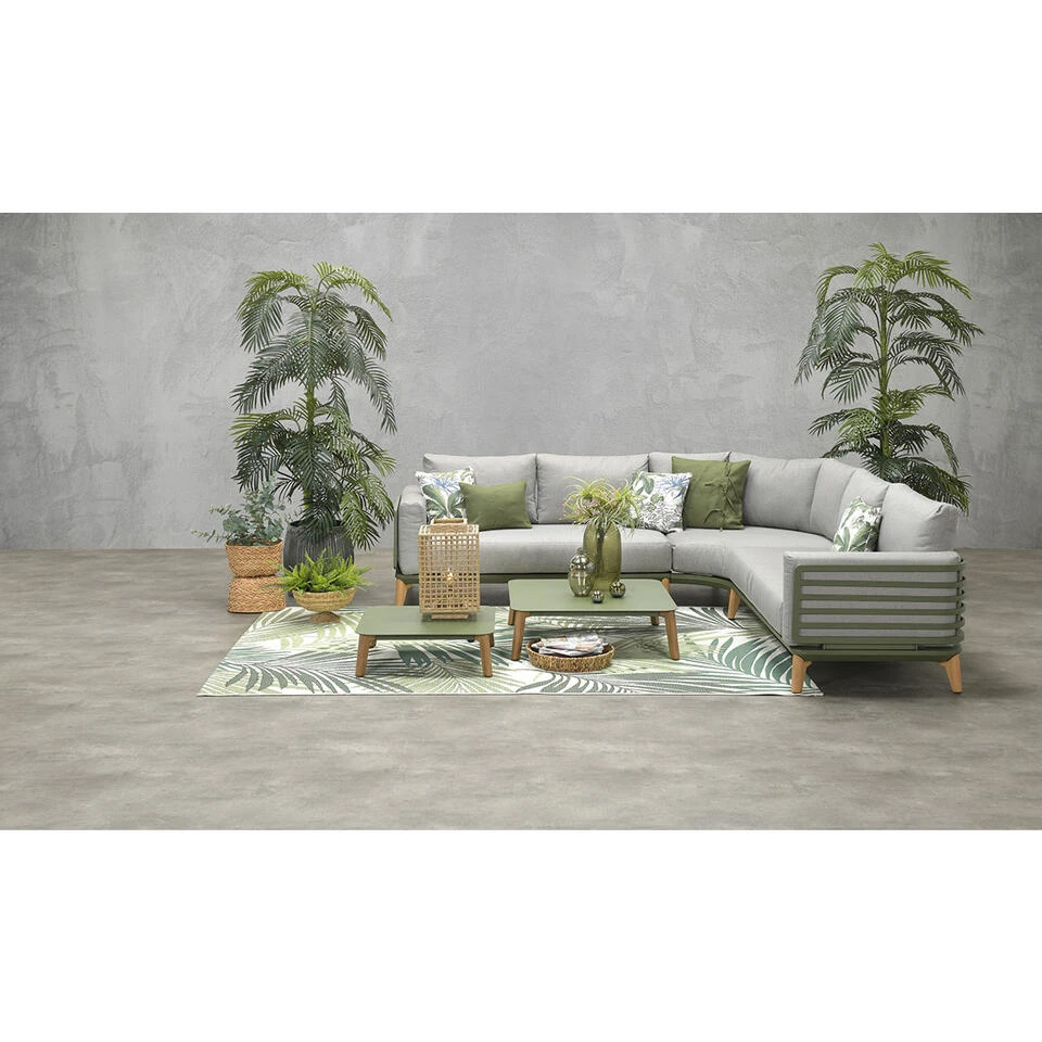 Garden Impressions Palawan Loungeset 5-delig - Mos Groen 3 Garden Impressions Palawan Loungeset 5-delig - Mos Groen - Afbeelding 2