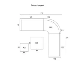 Garden Impressions Palawan Loungeset 5-delig - Mos Groen 7 Garden Impressions Palawan Loungeset 5-delig - Mos Groen -Tuinmeubel Winkel 1000041218 0103