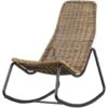 WOOOD Schommelstoel Buiten Tom - Rattan - Naturel - 97x51x95 -Tuinmeubel Winkel 1000041308