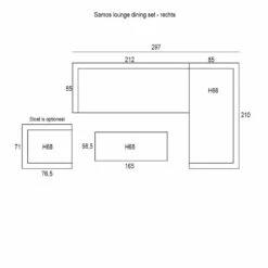 Garden Impressions Samos Lounge Dining Set - Mystic Grijs 8 Garden Impressions Samos Lounge Dining Set - Mystic Grijs -Tuinmeubel Winkel 1000042166 0103