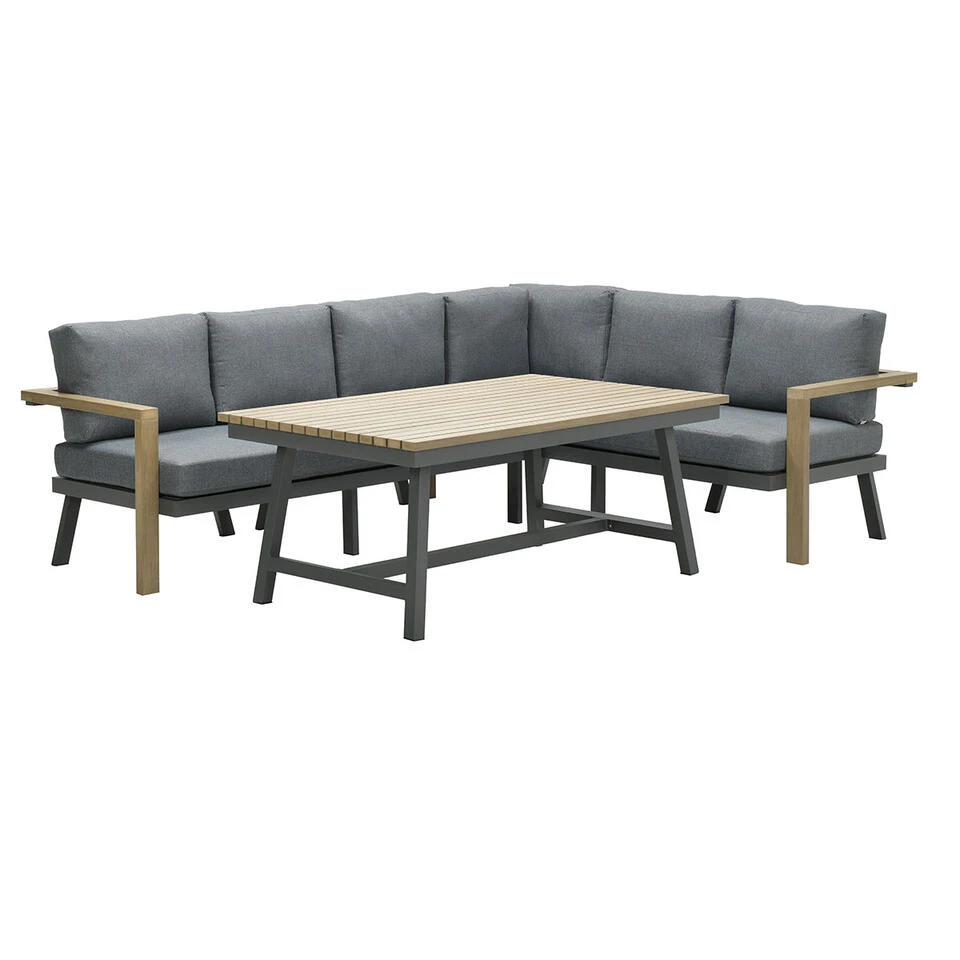 Garden Impressions Samos Lounge Dining Set - Mystic Grijs 3 Garden Impressions Samos Lounge Dining Set - Mystic Grijs