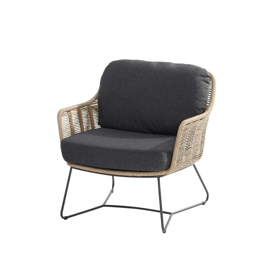 4 Seasons Outdoor Belmond Loungestoel - Natural 4 4 Seasons Outdoor Belmond Loungestoel - Natural - Afbeelding 2