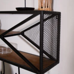 Industrieel Wandrek Maggie Mangohout Metaal 80x44 Cm 21,50x80x44 Cm 7 Industrieel Wandrek Maggie Mangohout Metaal 80x44 Cm 21,50x80x44 Cm -Tuinmeubel Winkel 1000042285 0101