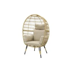 VDG Lola Egg Relaxstoel - Natural Sand 9 VDG Lola Egg Relaxstoel - Natural Sand -Tuinmeubel Winkel 1000042586 0103