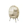 VDG Lola Egg Relaxstoel - Natural Sand -Tuinmeubel Winkel 1000042586