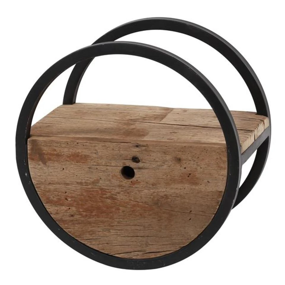 Hoyz - Wandschap Circular - Ø40 - Met Lade - Hout 3 Hoyz - Wandschap Circular - Ø40 - Met Lade - Hout
