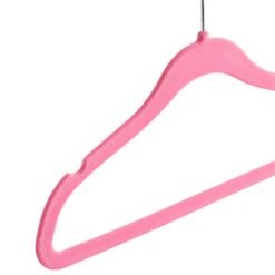 ACAZA 20 Stuks Kinder Kledinghangers Met Fluwelen Bekleding, Roze -Tuinmeubel Winkel 1000045937 0103