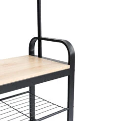 ACAZA Garderoberek In Lichte Eik Kleur Met Kapstok, Schoenenrek En Bankje -Tuinmeubel Winkel 1000046830 0103