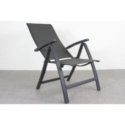VDG Corsica Verstelbare Tuinstoel - Antraciet -Tuinmeubel Winkel 1000048048 0103
