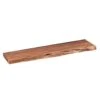 Industriële Wandplank Durris 90 Cm - 20x90x4 Cm - Hout - Bruin -Tuinmeubel Winkel 1000049234