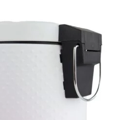 Orange85 Prullenbak Pedaalemmer Rond 3L Wit Kunststof -Tuinmeubel Winkel 1000049510 0110