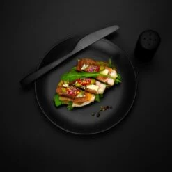 Orange85 Bordenset Dinerbord Borden Plat Set Van 6 Mat Zwart Diameter 27cm -Tuinmeubel Winkel 1000049520 0110