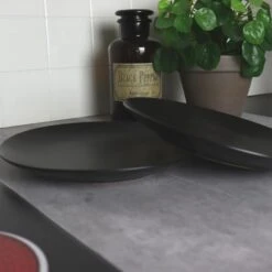 Orange85 Bordenset Dinerbord Borden Plat Set Van 6 Mat Zwart Diameter 27cm -Tuinmeubel Winkel 1000049520 0111