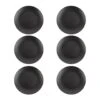 Orange85 Bordenset Dinerbord Borden Plat Set Van 6 Mat Zwart Diameter 27cm
