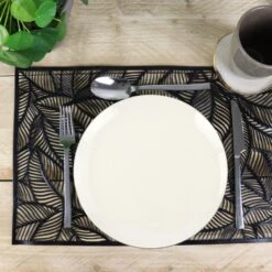 OTIX Dinerborden 6 Stuks Van Porselein 26,5 Cm Borden Wit Met Goud -Tuinmeubel Winkel 1000049521 0110